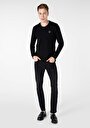 thumb-Показати інформацію про Футболка З Довгим Рукавом Чоловіча Чорна  Cl1065597