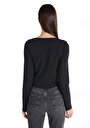 thumb-Показати інформацію про Футболка З Довгим Рукавом Жіноча Чорна  Cl1065170