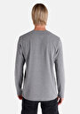 thumb-Показати інформацію про Футболка З Довгим Рукавом Чоловіча Сіра  Cl1064899