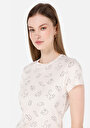 thumb-Показати інформацію про Футболка З Коротким Рукавом Жіноча Бежева  Cl1068587