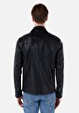 thumb-Показати інформацію про Куртка З Еко-шкіри Чоловіча Чорна  Cl1066708