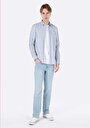 thumb-Показати інформацію про Сорочка З Довгим Рукавом Чоловіча Блакитна  Cl1067542