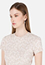 thumb-Показати інформацію про Футболка З Коротким Рукавом Жіноча Бежева  Cl1068589