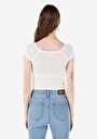 thumb-Показати інформацію про Светр Із Коротким Рукавом Жіночий Білий  Cl1068431