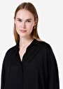 thumb-Показати інформацію про Сорочка З Довгим Рукавом Жіноча Чорна  Cl1067131