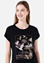 thumb-Показати інформацію про Футболка З Коротким Рукавом Жіноча Чорна  Cl1067934