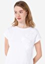 thumb-Показати інформацію про Футболка З Коротким Рукавом Жіноча Біла  Cl1067950