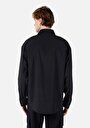 thumb-Показати інформацію про Сорочка З Довгим Рукавом Чоловіча Чорна  Cl1068193