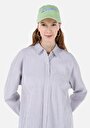 thumb-Показати інформацію про Сорочка З Довгим Рукавом Жіноча Блакитна  Cl1067330