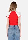 thumb-Показати інформацію про Футболка З Коротким Рукавом Жіноча Червона  Cl1069238