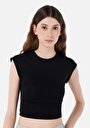 thumb-Показати інформацію про Футболка З Коротким Рукавом Жіноча Чорна  Cl1068561