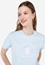 thumb-Показати інформацію про Футболка З Коротким Рукавом Жіноча Блакитна  Cl1068581