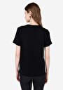 thumb-Показати інформацію про Футболка З Коротким Рукавом Жіноча Чорна  Cl1068730