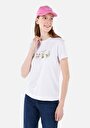 thumb-Показати інформацію про Футболка З Коротким Рукавом Жіноча Біла  Cl1067982
