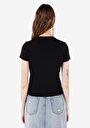 thumb-Показати інформацію про Футболка З Коротким Рукавом Жіноча Чорна  Cl1068727