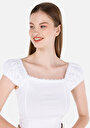 thumb-Показати інформацію про Футболка З Коротким Рукавом Жіноча Біла  Cl1069163