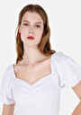 thumb-Показати інформацію про Футболка З Коротким Рукавом Жіноча Біла  Cl1069102