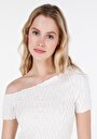thumb-Показати інформацію про Футболка З Коротким Рукавом Жіноча Біла  Cl1071981