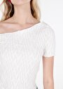 thumb-Показати інформацію про Футболка З Коротким Рукавом Жіноча Біла  Cl1071981