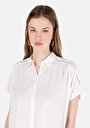 thumb-Показати інформацію про Сорочка З Коротким Рукавом Жіноча Біла  Cl1068884