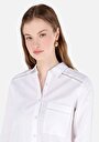 thumb-Показати інформацію про Сорочка З Довгим Рукавом Жіноча Біла  Cl1068911