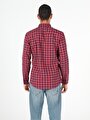 thumb-Показати інформацію про Сорочка З Довгим Рукавом Чоловіча Червона  Cl1050015