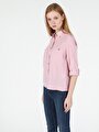 thumb-Показати інформацію про Сорочка З Довгим Рукавом Жіноча Рожева  Cl1050417