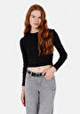 thumb-Показати інформацію про Блуза З Довгим Рукавом Жіноча Чорна  Cl1072150