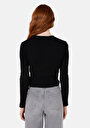 thumb-Показати інформацію про Блуза З Довгим Рукавом Жіноча Чорна  Cl1072150