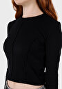thumb-Показати інформацію про Блуза З Довгим Рукавом Жіноча Чорна  Cl1072150