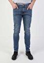 thumb-Показати інформацію про 041 Danny Джинси Чоловічі Блакитні Вузького Крою Cl1049566