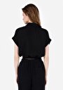 thumb-Показати інформацію про Сорочка З Коротким Рукавом Жіноча Чорна  Cl1068934