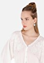 thumb-Показати інформацію про Сорочка З Довгим Рукавом Жіноча Біла  Cl1068918