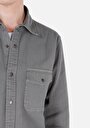 thumb-Показати інформацію про Сорочка З Довгим Рукавом Чоловіча Сіра  Cl1070093