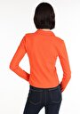 thumb-Показати інформацію про Футболка З Довгим Рукавом Жіноча Помаранчева  Cl1065147