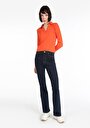thumb-Показати інформацію про Футболка З Довгим Рукавом Жіноча Помаранчева  Cl1065147