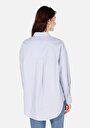 thumb-Показати інформацію про Сорочка З Довгим Рукавом Жіноча Блакитна  Cl1070174