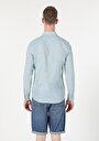 thumb-Показати інформацію про Сорочка З Довгим Рукавом Чоловіча Бірюзова  Cl1041771