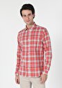 thumb-Показати інформацію про Сорочка З Довгим Рукавом Чоловіча Червона  Cl1058032