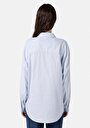 thumb-Показати інформацію про Сорочка З Довгим Рукавом Жіноча Блакитна  Cl1065662