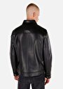 thumb-Показати інформацію про Куртка З Еко-шкіри Чоловіча Чорна  Cl1071012
