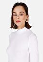 thumb-Показати інформацію про Футболка З Довгим Рукавом Жіноча Біла  Cl1070198