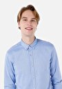 thumb-Показати інформацію про Сорочка З Довгим Рукавом Чоловіча Блакитна  Cl1048576