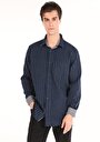 thumb-Показати інформацію про Сорочка З Довгим Рукавом Чоловіча Синя  Cl1065714