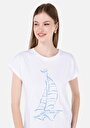 thumb-Показати інформацію про Футболка З Коротким Рукавом Жіноча Біла  Cl1069129