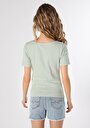 thumb-Показати інформацію про Футболка З Коротким Рукавом Жіноча Бірюзова  Cl1058493