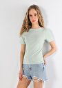 thumb-Показати інформацію про Футболка З Коротким Рукавом Жіноча Бірюзова  Cl1058493