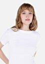 thumb-Показати інформацію про Футболка З Коротким Рукавом Жіноча Біла  Cl1058493