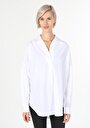 thumb-Показати інформацію про Сорочка З Довгим Рукавом Жіноча Біла  Cl1059741