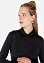 thumb-Показати інформацію про Сорочка З Довгим Рукавом Жіноча Чорна  Cl1070287